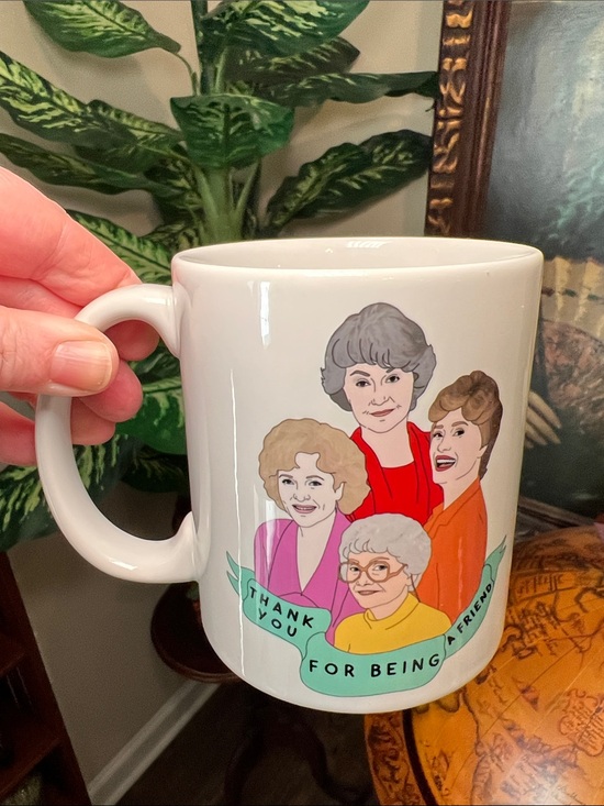 None Other - Golden Girls Thank you For Being A Friend White Ceramic Mug